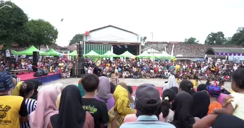 Traditional dance performance at the opening ceremony of the Creative Stock Footage 208273473