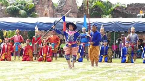 Traditional dancing of Thai Stock-Footage 60621210