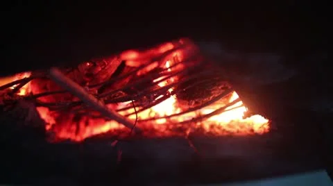 Traditional distillation of rakia (oven - bottom - close up)_3 Stock Footage