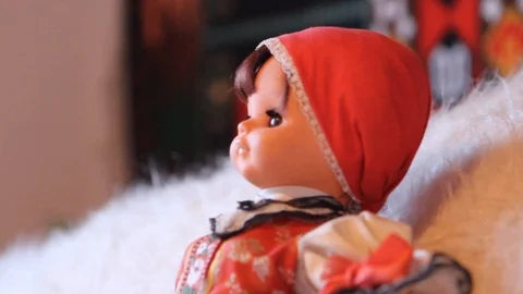 Traditional doll Stock Footage 113965719