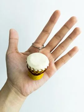 Traditional Drum Keychain Stock Photos