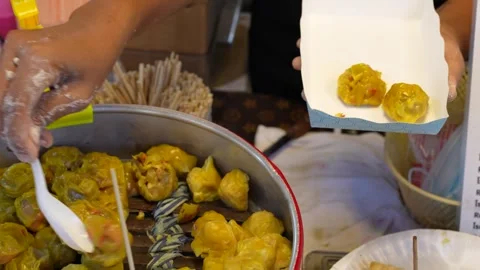 Traditional Dumpling Preparation Stock Footage 266701338