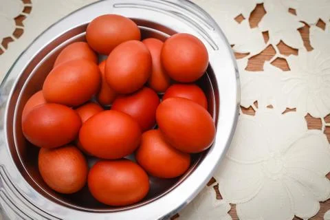 Traditional Easter breakfast Stock Photos