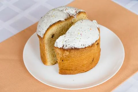 Traditional easter cake. Stock Photos