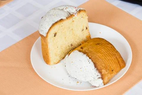 Traditional easter cake. Stock Photos