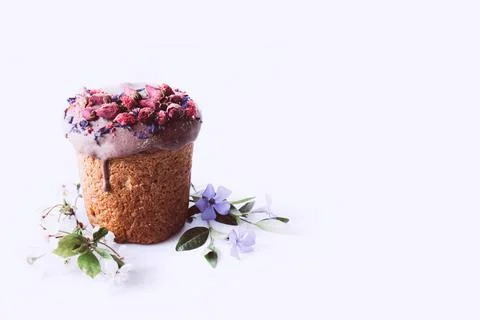 Traditional Easter cake Stock Photos