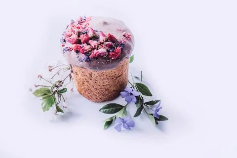 Traditional Easter cake Stock Photos