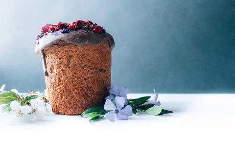 Traditional Easter cake Stock Photos