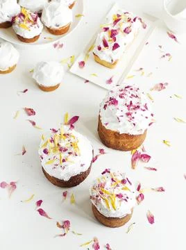 Traditional Easter cake Stock Photos