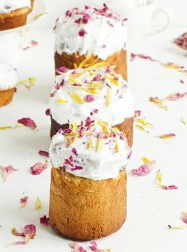 Traditional Easter cake Stock Photos