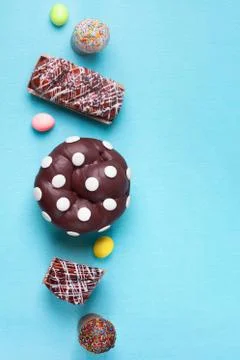 Traditional easter cakes Stock Photos