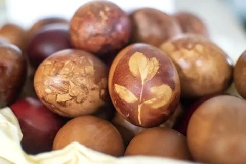 Traditional Easter eggs Foto stock