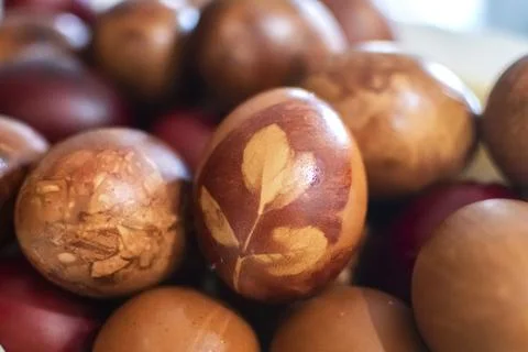 Traditional Easter eggs Foto stock