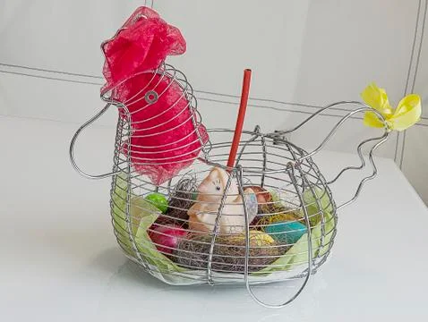 Traditional Easter table Stock Photos