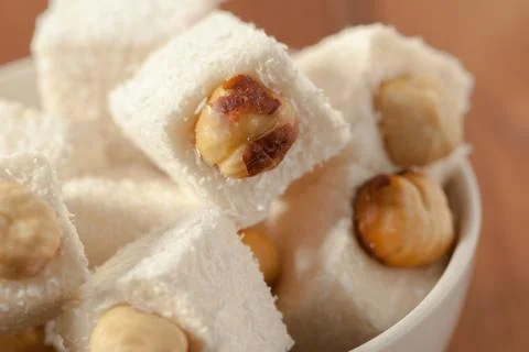 Traditional eastern desserts on the table Stock Photos