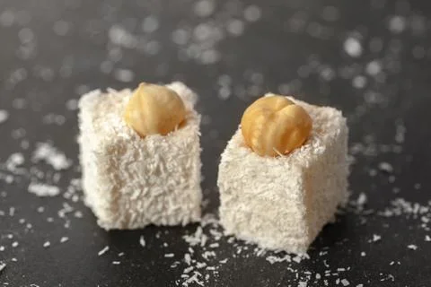 Traditional eastern desserts on the table Stock Photos