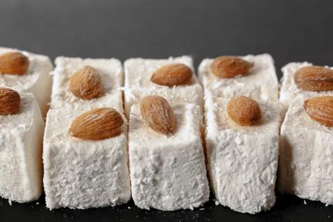 Traditional eastern desserts on the table Stock Photos