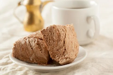 Traditional eastern desserts on the table Stock Photos