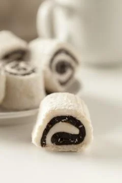 Traditional eastern desserts on the table Stock Photos