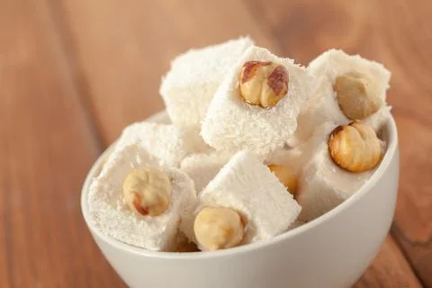 Traditional eastern desserts on the table Stock Photos