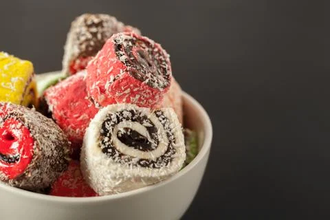Traditional eastern desserts on the table Stock Photos
