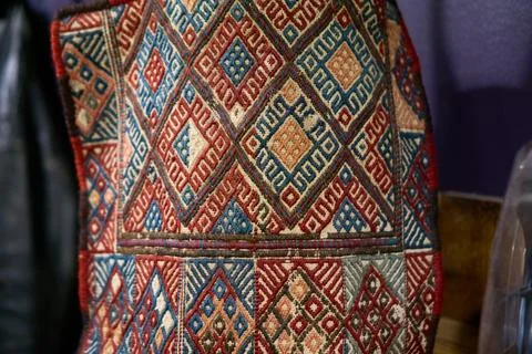 Traditional Eastern Pattern On A Rug Stock Photos