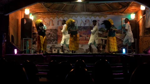 Traditional Ethiopian Dancing Stock Footage 125588613