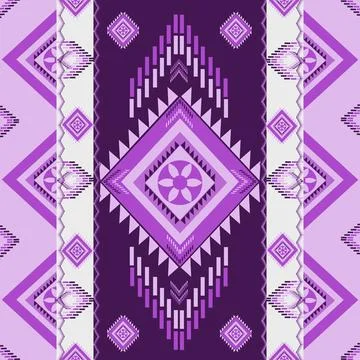 Traditional ethnics seamless pattern Stock Illustration