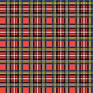 Traditional fabric seamless pattern Stock Illustration