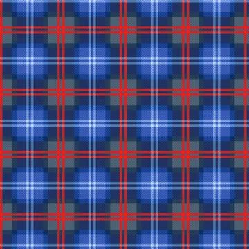 Traditional fabric seamless pattern Stock Illustration