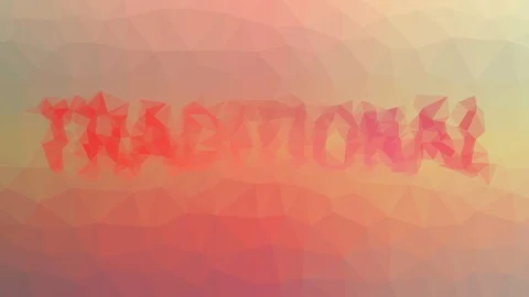 Traditional Fade Techno Tessellating Looping Pulsing Triangles Vídeo Stock 113874272