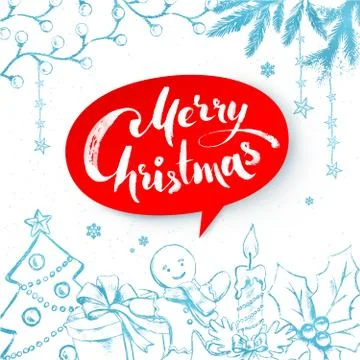 Traditional festive objects and red banner Stock Illustration
