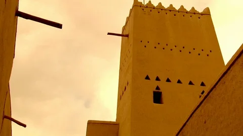 A traditional fort. Stock Footage 120055568