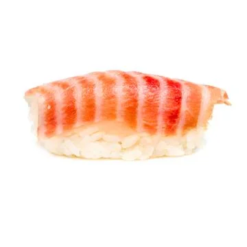 Traditional fresh japanese sushi rolls on a white Stock Photos