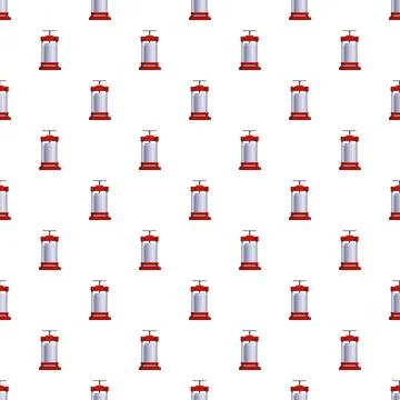 Traditional fruit press seamless pattern for winemaking and juice production Illustrazione stock