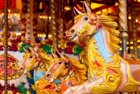 Traditional funfair Foto stock