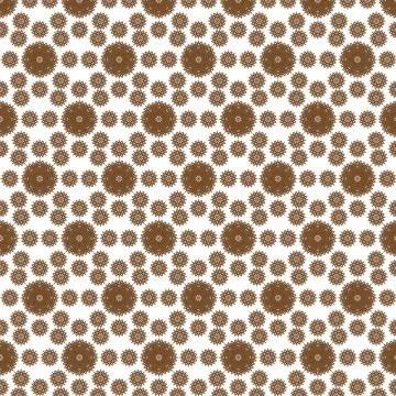Traditional Geometric Medallion Repeat Background Elegant Symmetrical Ornam.. Stock Illustration