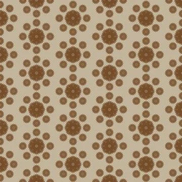 Traditional Geometric Medallion Repeat Background Elegant Symmetrical Ornam.. Stock Illustration