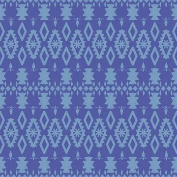 Traditional geometric seamless pattern Stock Illustration