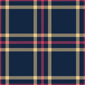 Traditional gingham check styling combines a structured check grid with a wov Stock Illustration
