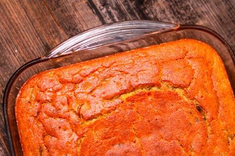 Traditional homemade cornbread Stock Photos