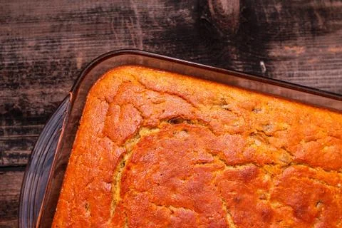 Traditional homemade cornbread Stock Photos