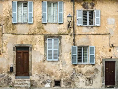 Traditional house in Tuscany Stock Photos