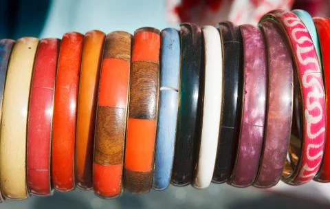Traditional Indian bangles Stock Photos