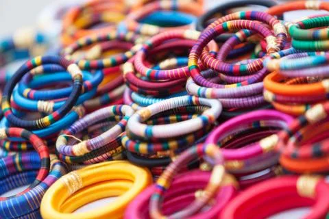 Traditional Indian bangles Stock Photos
