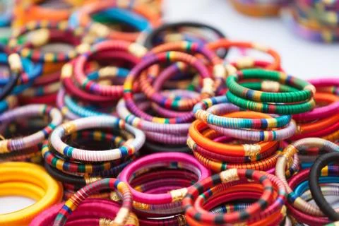 Traditional Indian bangles Stock Photos