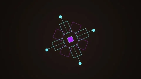 Traditional Indonesian Batik Pattern Morphing into Modern Digital Circuit B.. Видео 345982230