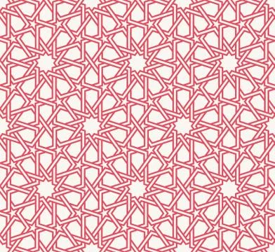 Traditional Islam Geometric pattern, seamless Stock Illustration