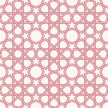 Traditional Islam Geometric pattern, seamless Stock Illustration