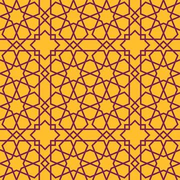 Traditional Islam Geometric pattern, seamless Stock Illustration